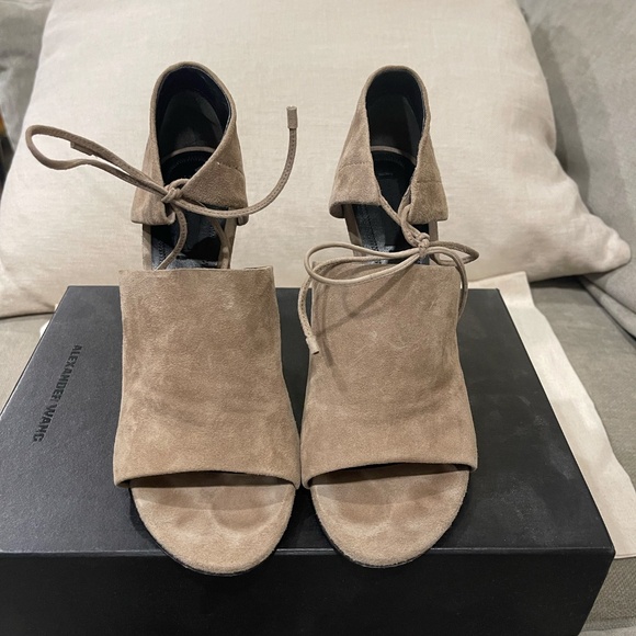 Alexander Wang Suede Sandal Heel - Picture 3 of 6